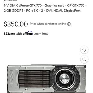 2GB GDDR5 -pcl 3.0 2x DVI HDMI display port